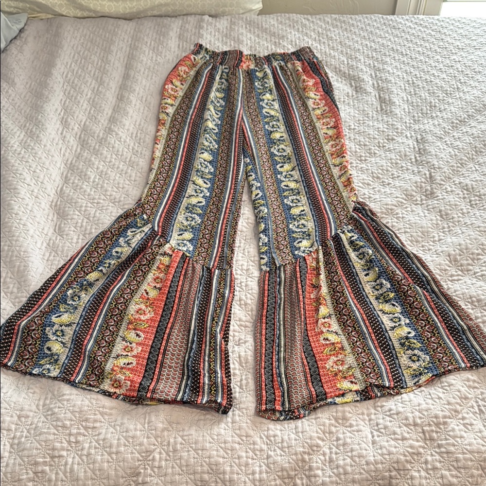 Umgee Multicolor Bohemian Pants size small